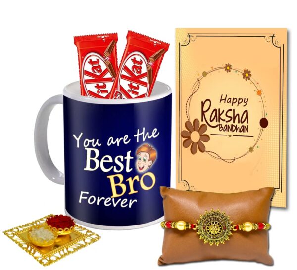 Rakshabandhan Gift Set for Brother – Rakhi and Chocolate Gift Combo