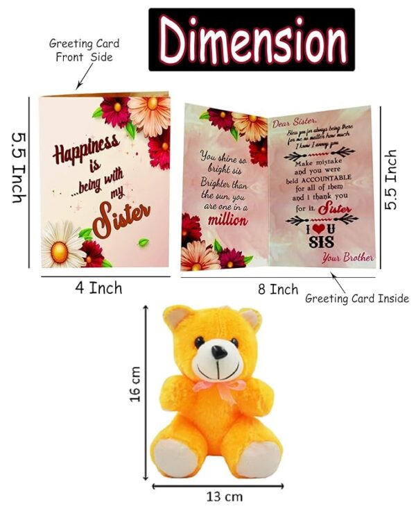 Gift for Sister, Return Rakhi Gift for Sister, Anniversary Gift for Sister, Birthday Gift for Sister - Image 2