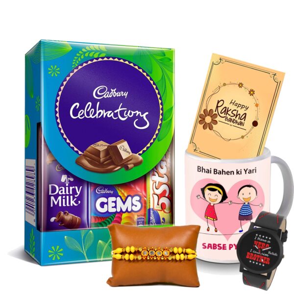 Rakhi for Bhai, Bhaiya, and Brother – Designer Rakhi Gift Hamper