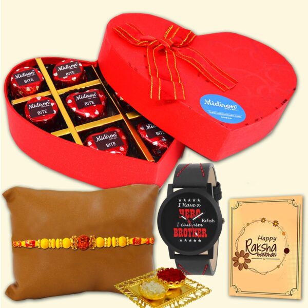 Delight Your Brother with Rakhi and Chocolate Gifts
