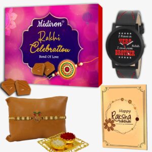 Raksha Bandhan gift for brother, Rakhi combo gift, Rakhi with chocolate and card, traditional Rakhi gift, Rakhi gift set with roli chawal, send Rakhi to brother, Rakhi with sweets and card, Rakhi hamper with chocolate,