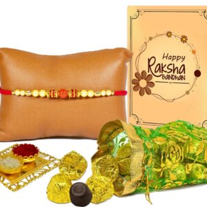 Rakhi gifts for brother Raksha Bandhan gift set Traditional Rakhi gifts Rakhi and chocolate combo