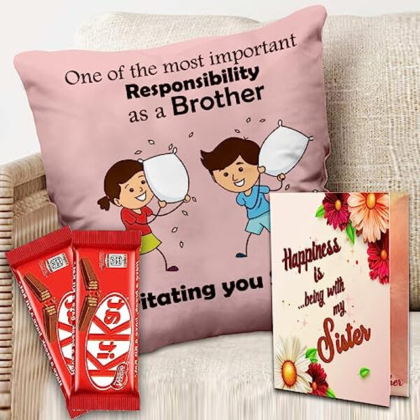 Raksha Bandhan Gift Hamper for Sister – Chocolate Bar Gift Combo for Sister