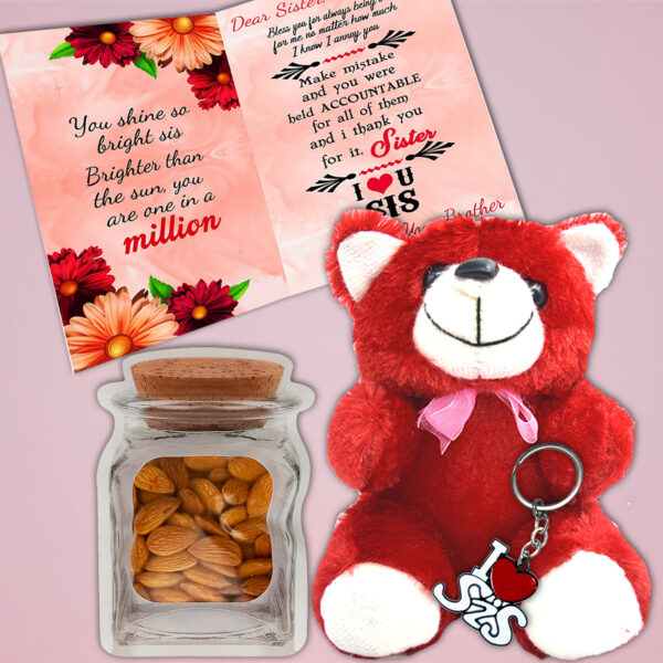 Unique Raksha Bandhan Gift Hamper for Sister – Beautiful Rakhi and Thoughtful Surprises Inside
