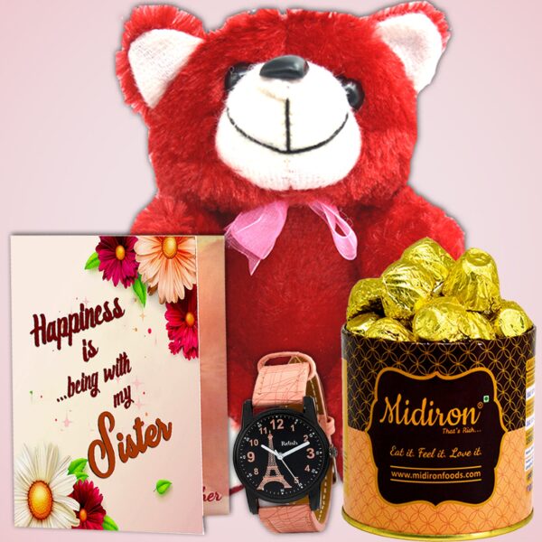 Rakhi Gift Hamper for Sister with Chocolate - Perfect Raksha Bandhan Surprise with Chocolates