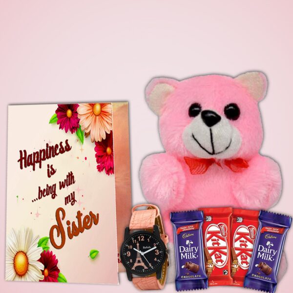 Gift for Sister on Raksha Bandhan with Chocolate - Celebrate Rakhi with a Sweet Surprise Hamper