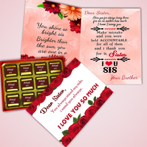 Rakhi Chocolate Hamper for Sister - Thoughtful Raksha Bandhan Gift with Delicious Chocolates