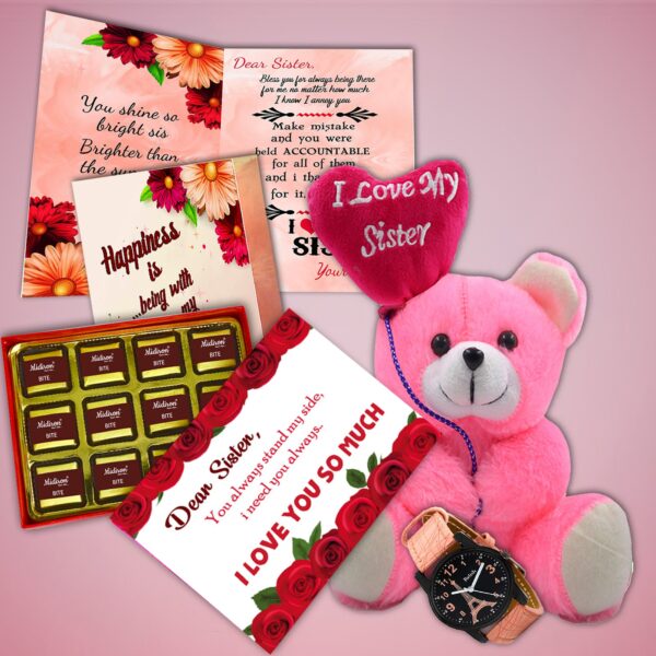 Rakhi Gift Combo for Sister with Chocolate & Sweet Surprise Box for Sister on Raksha Bandhan