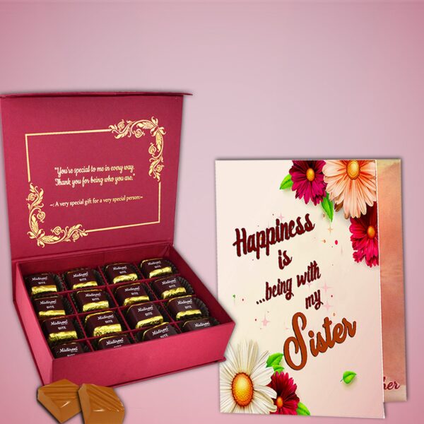Raksha Bandhan Chocolate Gift for Sister & Celebrate Rakhi with a Delicious Surprise for Your Sister