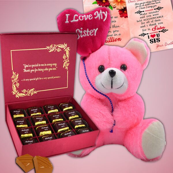 Special Rakhi Hamper for Sister with Chocolate & Ideal Raksha Bandhan Gift Box with Chocolates