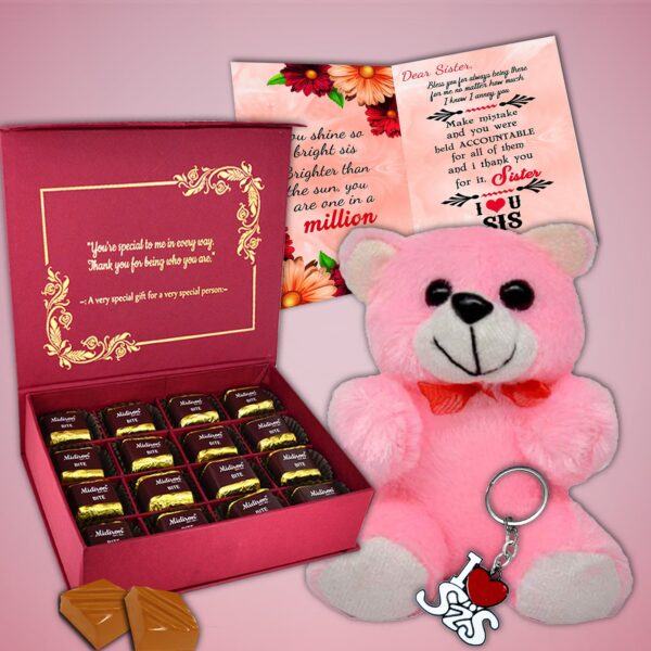 Rakhi Chocolate Combo Gift for Sister & Surprise Her with a Raksha Bandhan Hamper Full of Chocolates