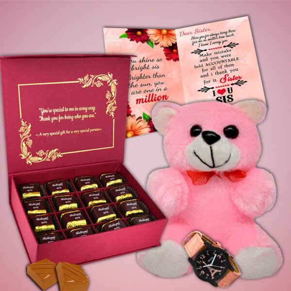 Raksha Bandhan Gift Hamper for Sister with Chocolate & Unique Rakhi Surprise to Celebrate the Sibling Bond
