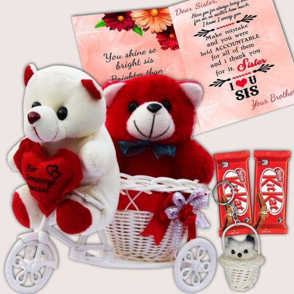 Rakhi Gift for Sister with Chocolates & Raksha Bandhan Special Hamper Packed with Chocolate Delights