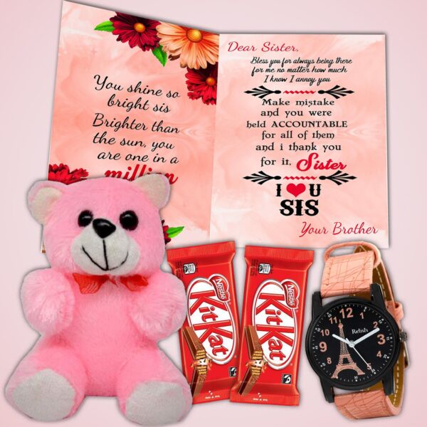 Rakhi Gift Combo for Sister with Premium Chocolates & Raksha Bandhan Box to Celebrate the Bond