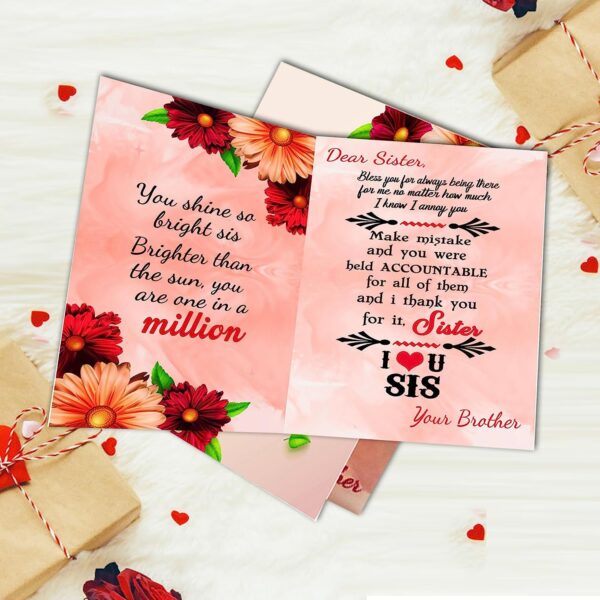 Rakhi Return Gift for Sister - Combo Gift Hamper, Raksha Bandhan Box - Image 4