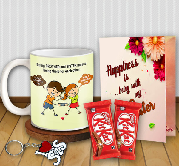 Rakhi Gift Set for Sister - Return Gift Combo Box, Traditional Raksha Bandhan Present