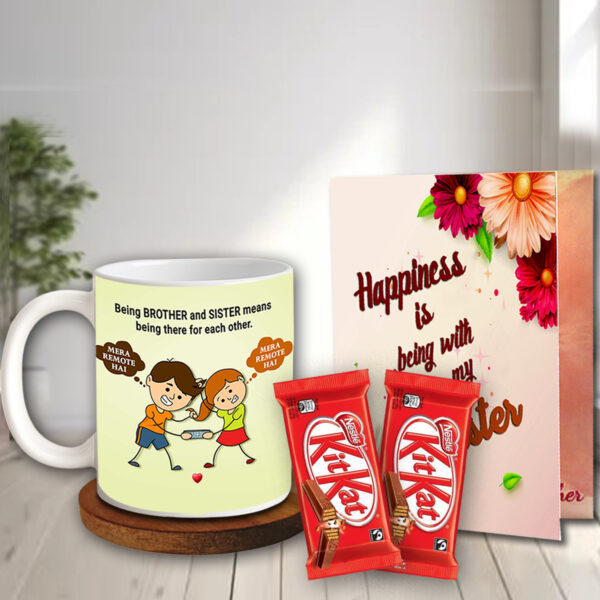Return Gift Ideas for Sister - Rakhi Combo Gift, Raksha Bandhan Special Gift, Festive Gift for Sister