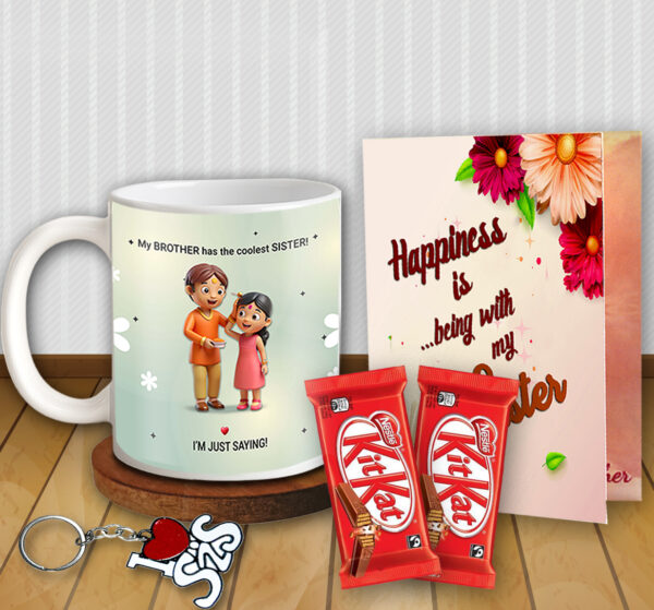 Gift Pack for Sister on Raksha Bandhan - Return Gift Box, Festival Combo Set, Rakhi Gift for Sister