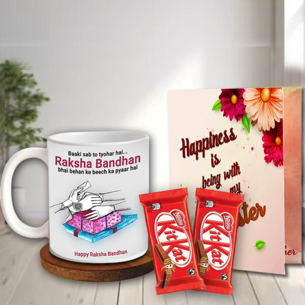Raksha Bandhan Return Gift - Sister Combo Gift Box, Rakhi Festival Gift Set, Indian Gift Idea for Sister