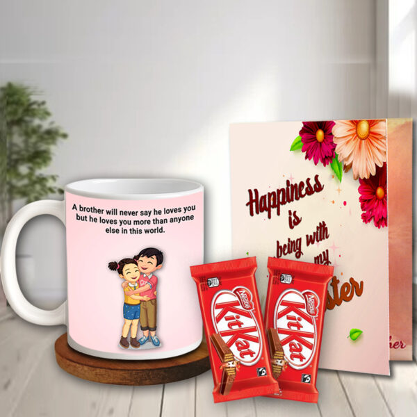Return Gift for Sister on Rakhi - Gift Combo Set, Raksha Bandhan Celebration Box, Sister Gifting Option