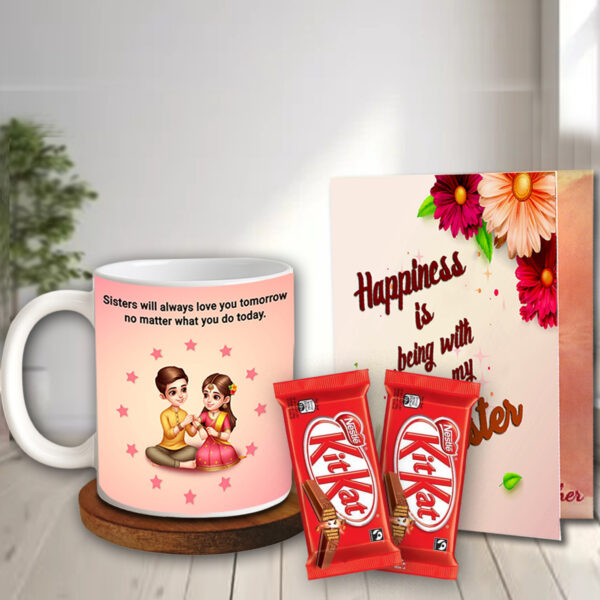 Rakhi Festival Gift for Sister - Return Gift Set, Celebration Combo Box, Traditional Gift Pack