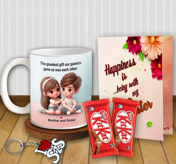 Traditional Rakhi Gift Set for Sister - Return Gift Combo Box, Raksha Bandhan Present