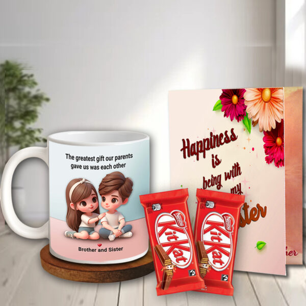 Rakhi Combo for Sister - Return Gift Box, Indian Festival Gift Set, Raksha Bandhan Present