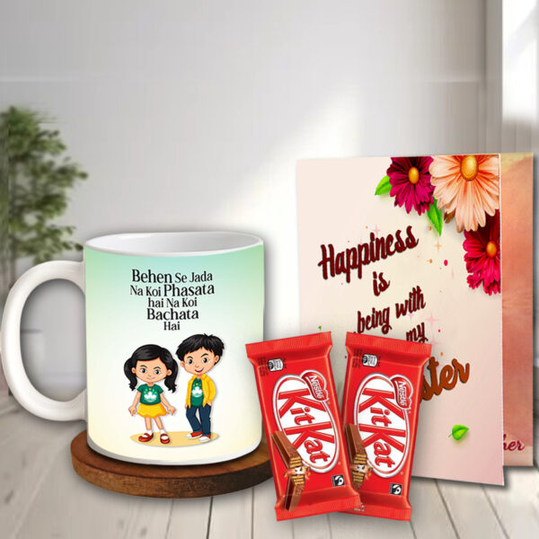 Rakhi Return Gift for Sister - Festive Gift Box, Raksha Bandhan Gift Combo, Gift Pack for Sister