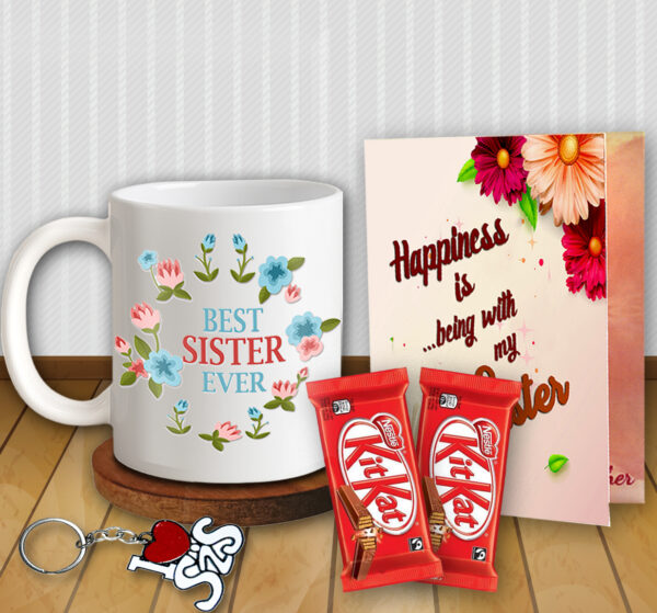 Return Gift for Sister - Raksha Bandhan Gift Set Combo, Traditional Rakhi Box, Festival Gift Pack