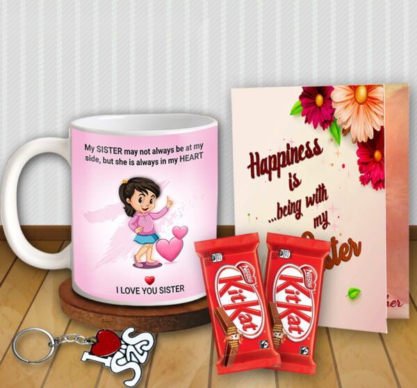 Raksha Bandhan Gift for Sister - Return Gift Combo, Festival Gift Box, Rakhi Day Celebration Pack