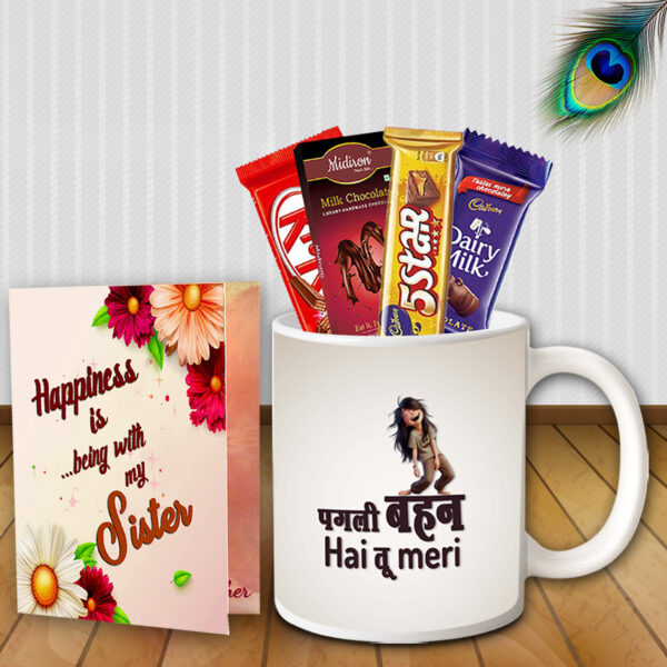 Rakhi Gift Hamper for Sister - Return Gift Box Combo, Raksha Bandhan Surprise Gift