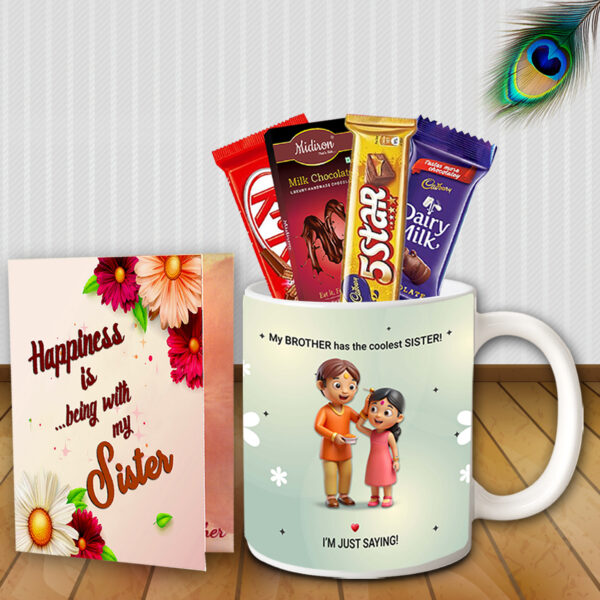 Raksha Bandhan Special Gift Box for Sister - Return Gift Combo, Rakhi Hamper