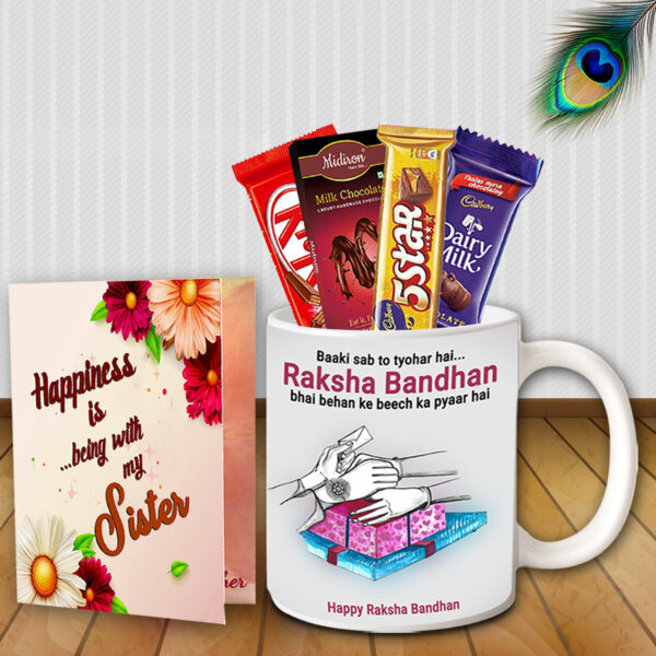 Rakhi Gift Box for Sister - Return Gift Combo Pack, Raksha Bandhan Hamper