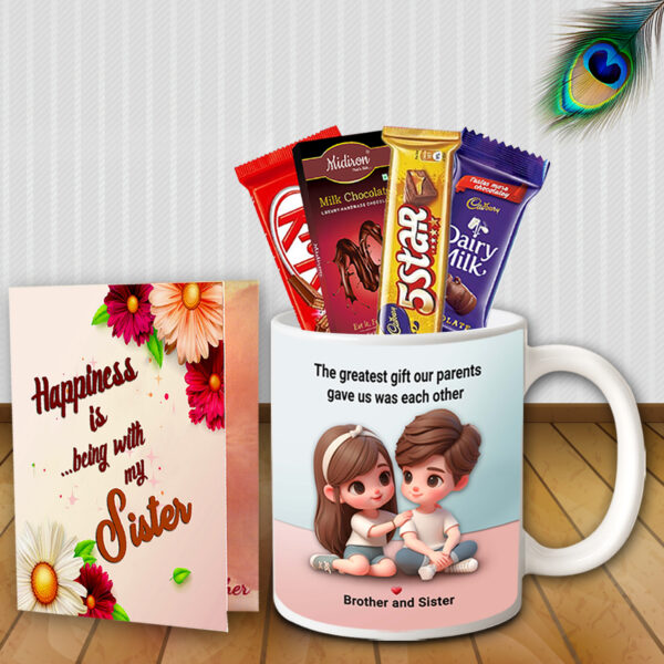 Return Gift Combo for Sister - Rakhi Special Box, Raksha Bandhan Gift Hamper